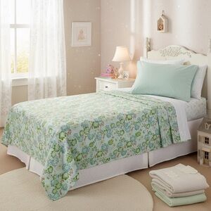 Vintage 70’s Handmade Duvet Cover & Generic Pillow Case Set